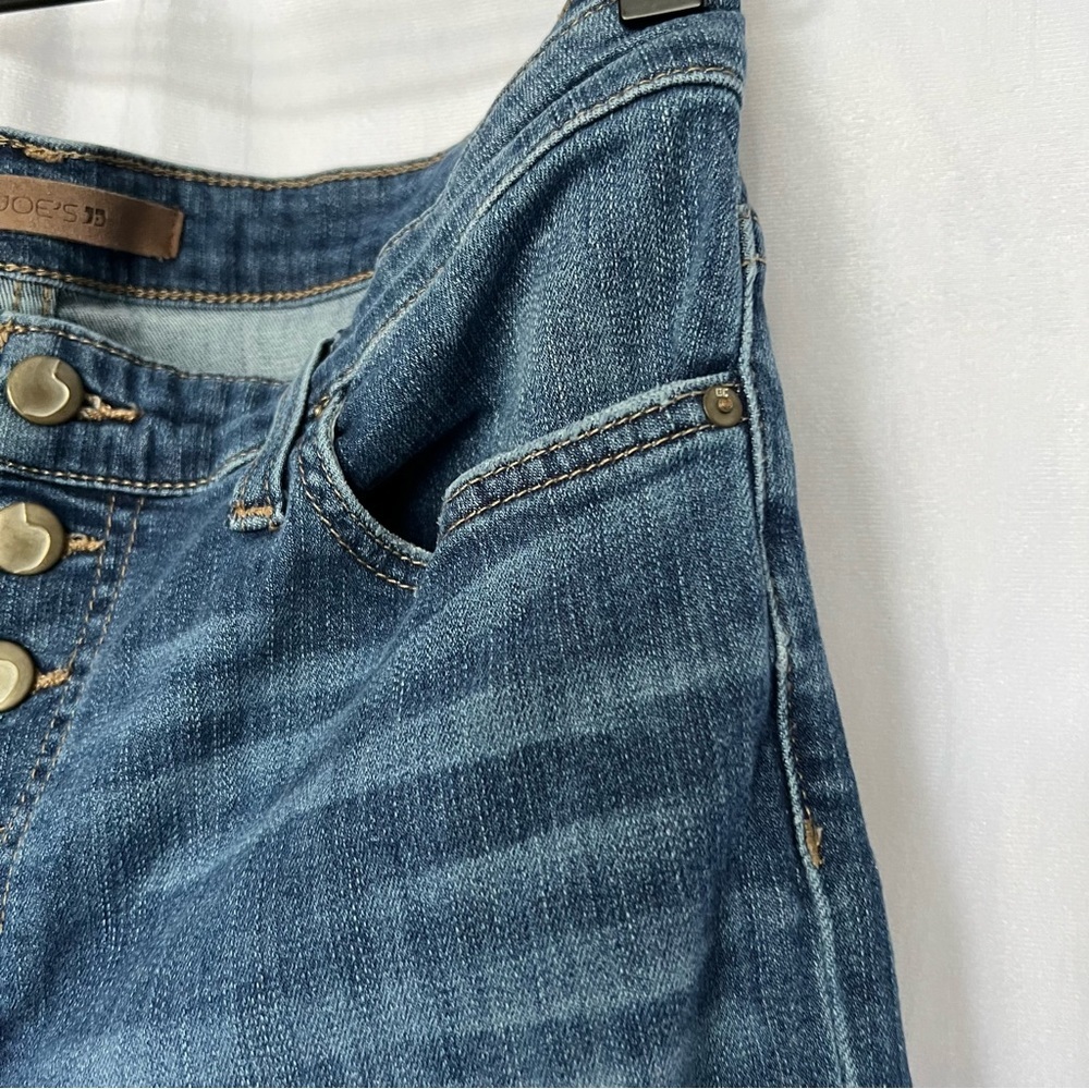 Joe's Jeans High Rise Skinny  Medium Wash Denim Size 32 - Picture 4 of 15